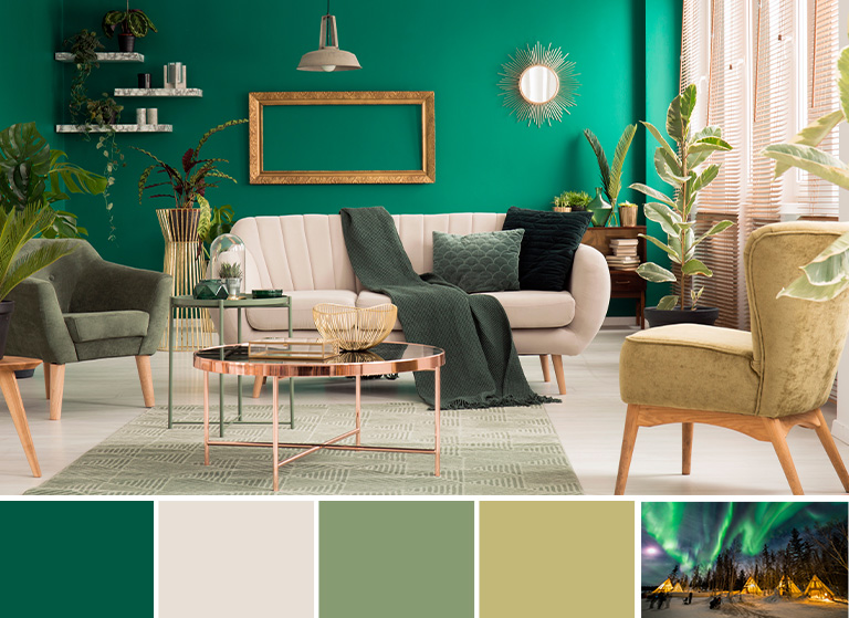 Northern inspired nature coloured living room